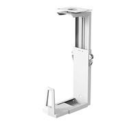 SOTECH Support PC III à Rotation 360° (Hauteur réglable 340-550 mm, Largeur réglable 152-247 mm, Capacité de Charge jusqu'à 15 kg, Blanc) Support de boîtier avec Fermeture Rapide