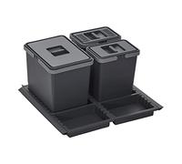 SOTECH Système de tri sélectif Draw 15+6+6L Poubelle avec couvercle