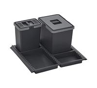 SOTECH Système de tri sélectif Draw 15+6L Poubelle avec couvercle