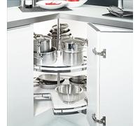 SOTECH Tourniquet - 3/4 Plateau pivotant pour Armoire d'angle de 80 cm