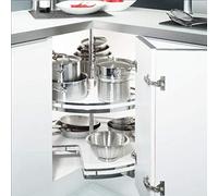 SOTECH Tourniquet - 3/4 Plateau pivotant pour Armoire d'angle de 90 cm