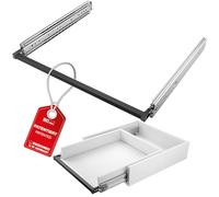 SOTECH VarioSlide Pat. Kit complet de glissières de tiroir KV2-200-H76-1000 EH 1000 mm jusqu’à 200 kg verrouillage à une main noir anodisé pour tiroirs sans façade jusqu’à 600 mm de largeur