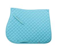 Sotto-selle Salto Tecno Simple, Doux et Résistant, Indispensable pour Protéger le Cheval des Traumatismes et des Chocs Excessifs, Sobre et Élégant (Complet, Bleu Azur)