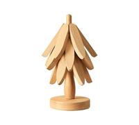 Sottopentola Albero, Portabicchieri Legno,Pieghevoli Naturali Set | per Piano Cucina Pentole Teiera Tavolo Pranzo CASA Ufficio Feste Accessorio Caldo Protezione Superficie