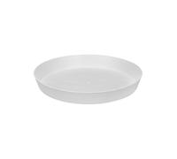 Elho Loft Urban Soucoupe Ronde 14 - Soucoupe pour Extérieur - Ø 14.0 x H 1.9 cm - Blanc/Blanc Soie