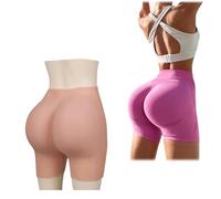 SoTUCR Culotte D'Amélioration De La Hanche en Silicone Culotte Réaliste Butt Shaper sous-Vêtements Fausse Fesse Culotte Respirante pour Transgenres Cosplay,Color 1,One Size