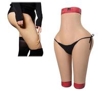 SoTUCR Culotte en Silicone à Gros Fessier avec Vagin Artificiel,Modelant Les Fesses,sous-VêTement Rehausseur De Hanches,Culottes RembourréEs pour Transgenres,Color 3,Basic