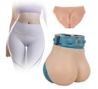SoTUCR Culotte en Silicone avec Vagin Factice Rehausseur De Fesses Invisible Slip Gainant Short Triangulaire Réaliste Invisible pour Personnes Transgenres,Color 2,UpgradeM