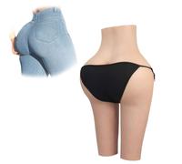 SoTUCR Culotte en Silicone pour Travestissement avec Gros Fessier Taille Haute Rembourrée Effet Push-Up Rehausse Fesses sous-Vêtement pour Personnes Transgenres,Color 3,Basic