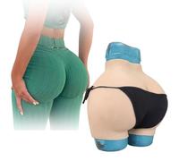 SoTUCR Culotte en Silicone Réaliste avec Vagin Gros Fessier Épaississante Gainante Shorty Push-Up sous-Vêtement Taille Haute pour Hommes Cachant Femmes,Color 2,Upgraded