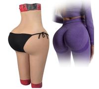 SoTUCR Culotte en Silicone Réaliste pour Soulever Les Fesses Et Améliorer Les Hanches sous-Vêtements avec Faux Vagin pour Travestis Et Personnes Transgenres,Color 2,Upgraded