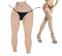SoTUCR Culotte Entière en Silicone Longueur Cheville, Gainante Réaliste, Remonte-Fesses, sous-Vêtement Invisible pour Cosplay,Color 2,Basic