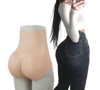 SoTUCR Culotte Fesse en Silicone Factice Taille Haute Réaliste Gainage du Corps Culotte Rembourrée pour Les Fesses Lingerie Push-Up pour Travesti