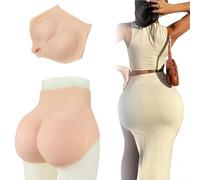 SoTUCR Culotte Gainante en Silicone pour Fessiers, Rehausseur De Hanches, Gainant, Faux Vagin RéAliste, Boxer pour Travestis,Color 3,Upgraded