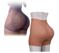 SoTUCR Culotte Gainante en Silicone pour Grosses Fesses,Effet Nid d'abeille,Rehausseur De Hanches,sous-VêTements pour Travestis,Color 2,THICKENEDHIPS 3.5CM