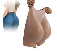 SoTUCR Culotte Rembourrée en Silicone Réaliste pour Faux Fessier Shapewear Gainant pour Hanches Short De Contrôle avec Ouverture pour Drag Queen,Color 3,S