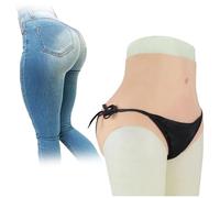 SoTUCR Culotte Rembourrée en Silicone Réaliste,Taille Haute,Short Triangulaire De Contrôle,Soulèvement des Hanches,Culotte Confortable pour Cosplay,Color 3,Upgraded