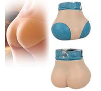 SoTUCR Culotte Sissy en Silicone Réaliste Lifting De Fesses Push-Up pour Fesses Cachant Un Slip De Vagin Factice Boxer pour Travestis,Color 1,Basic