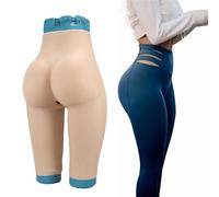 SoTUCR Culotte Taille Haute en Silicone, Faux Vagin RéAliste, sous-VêTements Gainants Rehaussant Les Hanches pour Femmes Travesties,Color 1,Upgraded