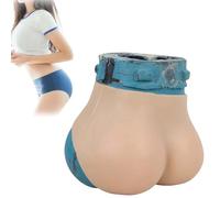 SoTUCR Culotte Triangle Gainante en Silicone Souple, Faux Vagin, sous-VêTement Invisible, Rehausseur De Hanches, Culotte Push-Up pour Femmes Travesties,Color 2,Upgrades