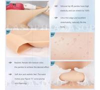 SoTUCR Culottes avec Vagin en Silicone Réaliste Rembourrage pour Fesses Et Corps Short Galbant pour Hanches Rehausseur sous-Vêtements De Contrôle pour Femmes,Color 1,Upgraded