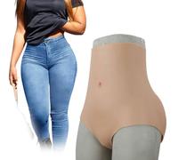 SoTUCR Culottes en Silicone pour Lever Les Fesses Boxer Taille Haute Slip Pusher Faux Vaginal Pluggable pour Travesti,Color 2,One Size