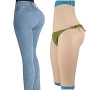 SoTUCR Culottes en Silicone pour Travestissement,Haute éLasticité,Culotte Dissimulatrice,Shaper De Fesses RéAliste,Short Rehausseur pour Cosplay FéMinin,Color 2,Basic