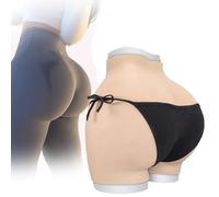 SoTUCR Culottes en Silicone Réalistes À Gros Fessiers Culotte À Modelage Élastique Doux Et sans Couture Naturelle pour Drag Queen,Color 2,Upgraded