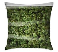 Sotyi-ltd - Housse de coussin décorative « A Big Old Bag of Weed », pour la maison, le canapé, le lit, la voiture, 45 x 45 cm