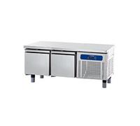 Soubassement Freezer avec 2 Tiroirs 1/1 pour Appareils de Cuisson, L1400 mm Mastro