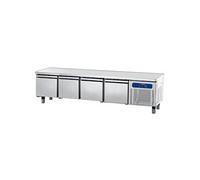 Soubassement Réfrigéré avec 4 Tiroirs 1/1 pour Appareils de Cuisson, L2200 mm Mastro