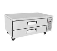 Soubassement Réfrigéré Positif 2 Tiroirs - L 1230 à 1536 mm - Atosa