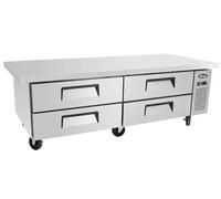 Soubassement Réfrigéré Positif 4 Tiroirs 340 L - L 1840 à 1930 mm - Atosa