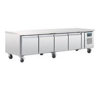 Soubassement Réfrigéré Professionnel Positif 4 Portes 420 L