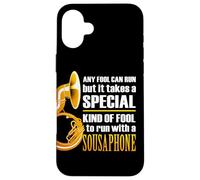 Soubassophone Blague pour Sousaphoniste en La Fanfare Coque pour iPhone 16 Plus