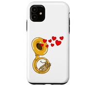 Soubassophone Saint-Valentin Cuivres Mariage Coque pour iPhone 11