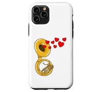 Soubassophone Saint-Valentin Cuivres Mariage Coque pour iPhone 11 Pro