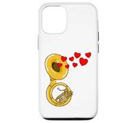 Soubassophone Saint-Valentin Cuivres Mariage Coque pour iPhone 12/12 Pro