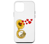 Soubassophone Saint-Valentin Cuivres Mariage Coque pour iPhone 12 mini