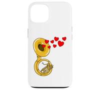 Soubassophone Saint-Valentin Cuivres Mariage Coque pour iPhone 13