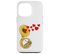 Soubassophone Saint-Valentin Cuivres Mariage Coque pour iPhone 13 Pro