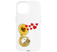 Soubassophone Saint-Valentin Cuivres Mariage Coque pour iPhone 15