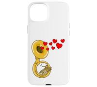 Soubassophone Saint-Valentin Cuivres Mariage Coque pour iPhone 15 Plus
