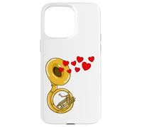 Soubassophone Saint-Valentin Cuivres Mariage Coque pour iPhone 15 Pro Max