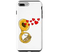 Soubassophone Saint-Valentin Cuivres Mariage Coque pour iPhone 7 Plus/8 Plus