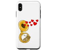 Soubassophone Saint-Valentin Cuivres Mariage Coque pour iPhone XS Max