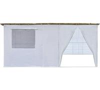 Souccah En Kit "Nina" Ajustable De 1x1 M À 3x5 M - Skhah Non Inclus Blanc