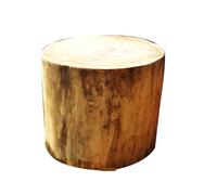 Souche Bois Décoration Petite feuille de camphre, sculpture racine, Table basse, rondin, tabouret rond en bois massif, grande souche, à thé, changement chaussures(20 Diameter 40-44cm)