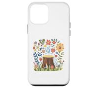 Souche d'arbre Florale fantaisiste Jardin Nature Art Coque pour iPhone 12 Mini