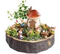 Royal Gardineer Souche décorative - Jardin miniature avec 10 figurines